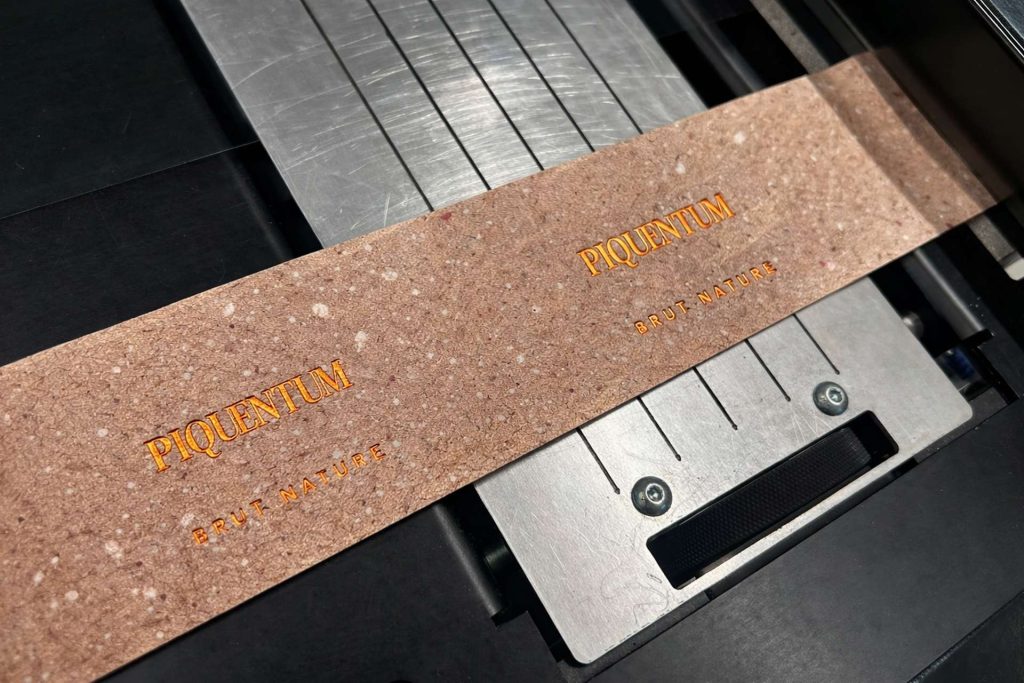 Fotografija etikete Piquentum Brut etikete