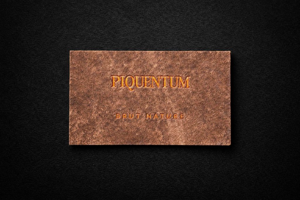 Piquentum Brut etiketa